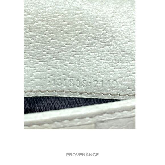 🔴 Gucci GG Canvas Long Wallet - White - Picture 8 of 8
